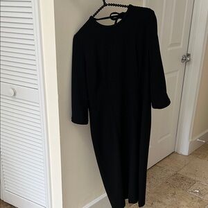 Chic Black Long Sleeve Dress